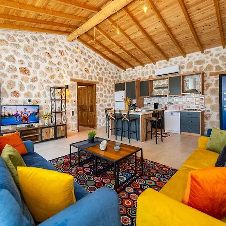 Kalkan'da 2 Yatak Odali Jakuzili Villa-villa Seabird Villa Kas